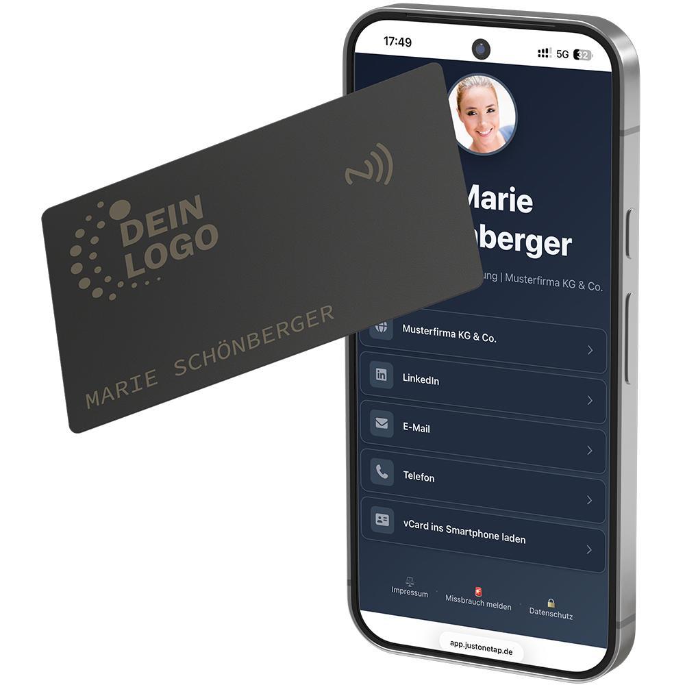 NFC-Visitenkarte Premium