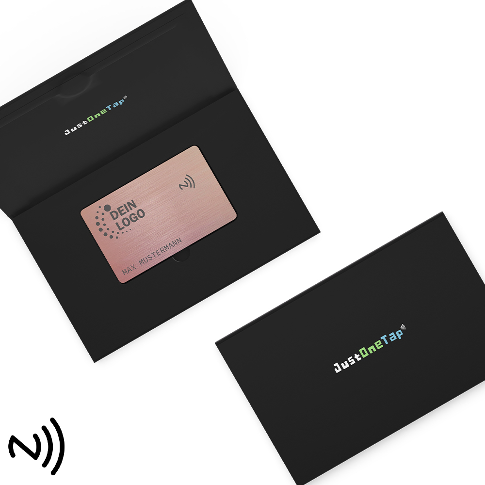 Schwarz NFC Visitenkarte